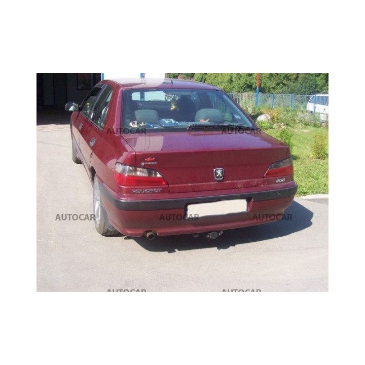 Cârlig de Remorcare, Auto-Hak, Sistem Demontabil Automat, Peugeot 406 4 Uși 1997 - 2003 - EDK.ro