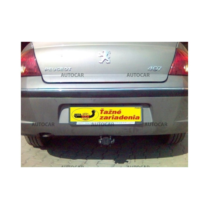 Cârlig de Remorcare, Auto-Hak, Sistem Demontabil Automat, Peugeot 407 4 Uși 2004 - 2008 - EDK.ro