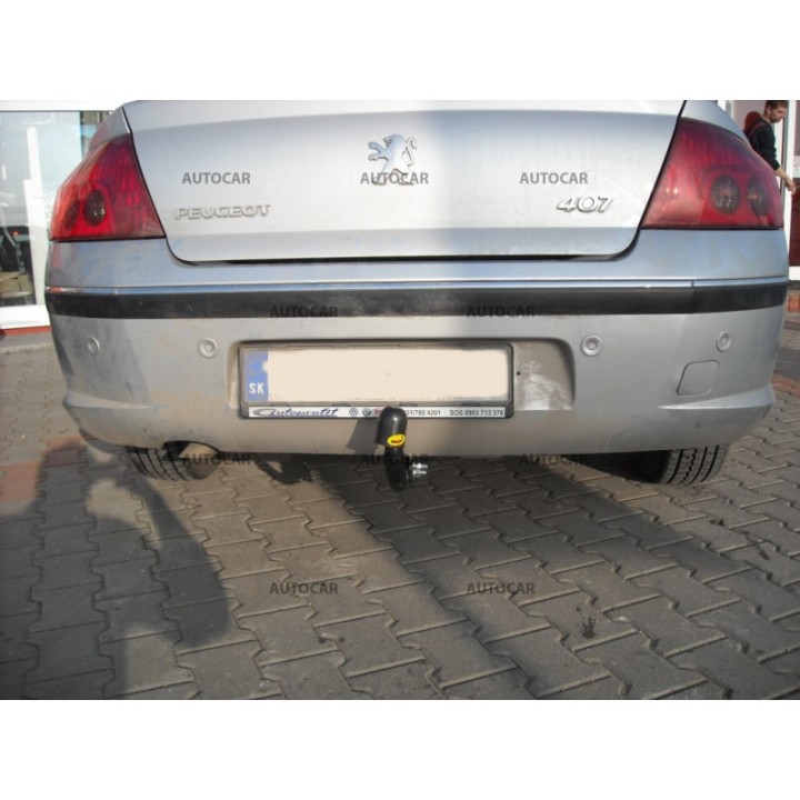 Towbar, Auto-Hak, Semi-Detachable System, Peugeot 407 4-Door 2004 - 2008 - EDK.ro
