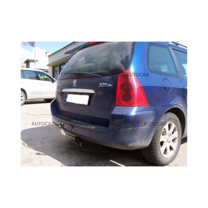 Towbar, Auto-Hak, Automatic Detachable System, Peugeot 307 Station Wagon 2001 - 2011 - EDK.ro