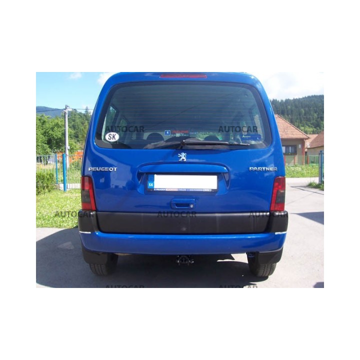 Towbar, Auto-Hak, Automatic Detachable System, Peugeot Partner Pickup 1997 - 2002 - EDK.ro