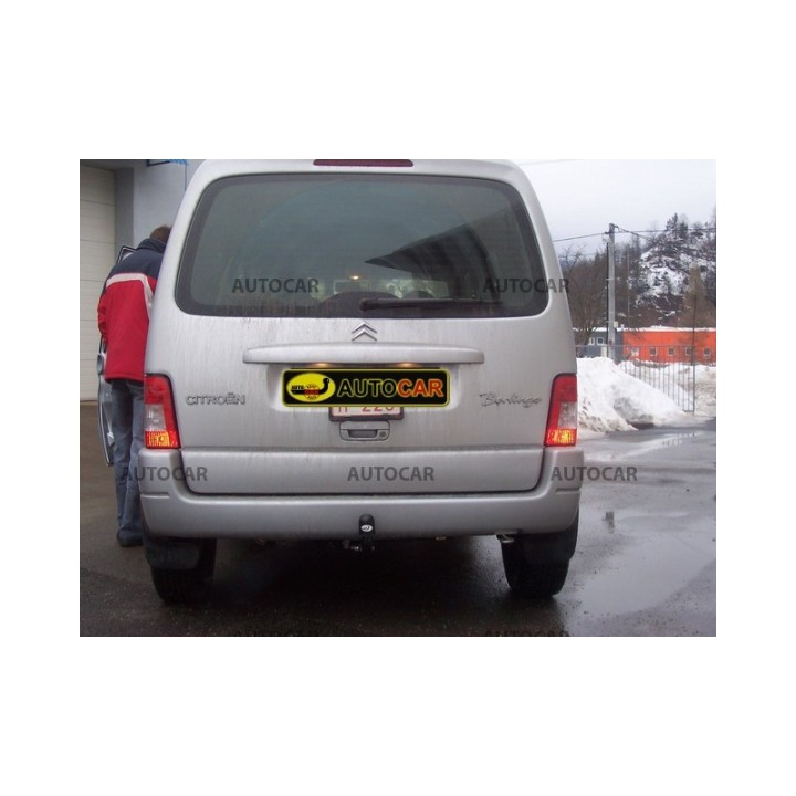 Towbar, Auto-Hak, Semi-Detachable System, Peugeot Partner Pickup 1997 - 2002 - EDK.ro