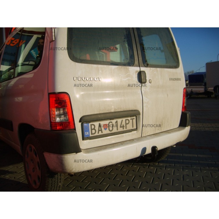 Towbar, Auto-Hak, Semi-Detachable System, Peugeot Partner Pickup 1997 - 2002 - EDK.ro