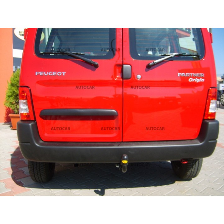 Towbar, Auto-Hak, Semi-Detachable System, Peugeot Partner Pickup 1997 - 2002 - EDK.ro