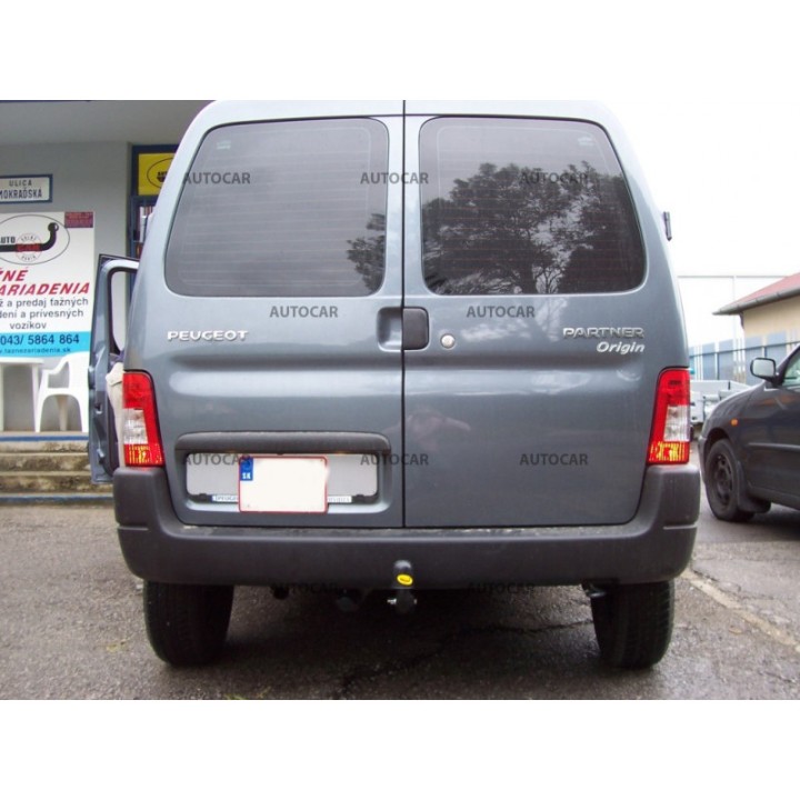 Towbar, Auto-Hak, Semi-Detachable System, Peugeot Partner Pickup 1997 - 2002 - EDK.ro