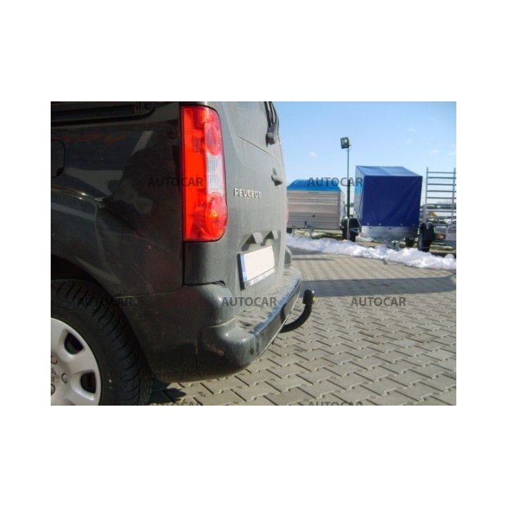 Towbar, Auto-Hak, Semi-Detachable System, Peugeot Partner Pickup 2008 - 2018 - EDK.ro