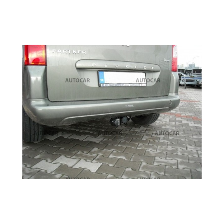 Cârlig de Remorcare, Auto-Hak, Sistem Demontabil Automat, Peugeot Partner Pick-up 2008 - 2018 - EDK.ro