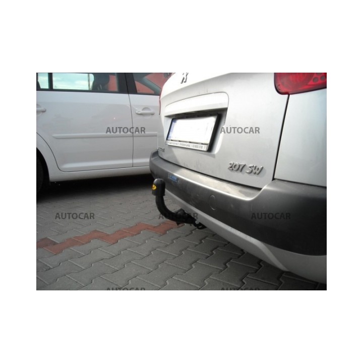Towbar, Auto-Hak, Semi-Detachable System, Peugeot 207 Station Wagon 2007 - Present - EDK.ro