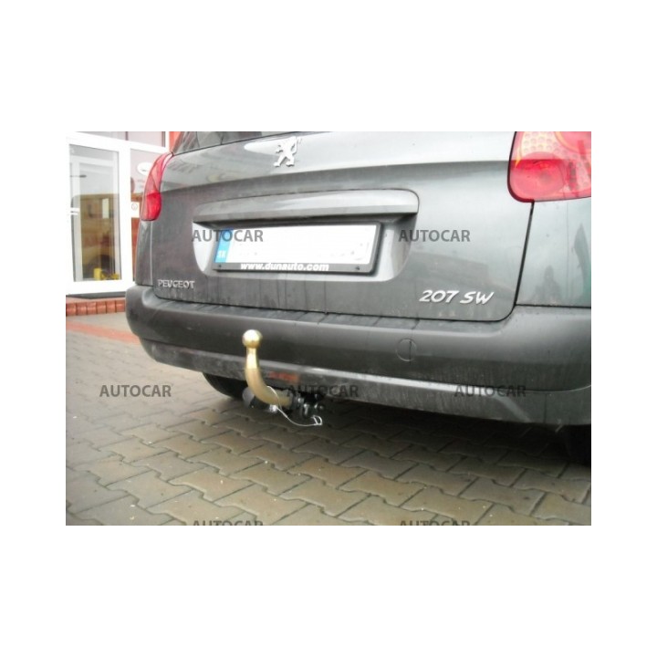 Cârlig de Remorcare, Auto-Hak, Sistem Demontabil Automat, Peugeot 207 Combi 2007 - 2015 - EDK.ro