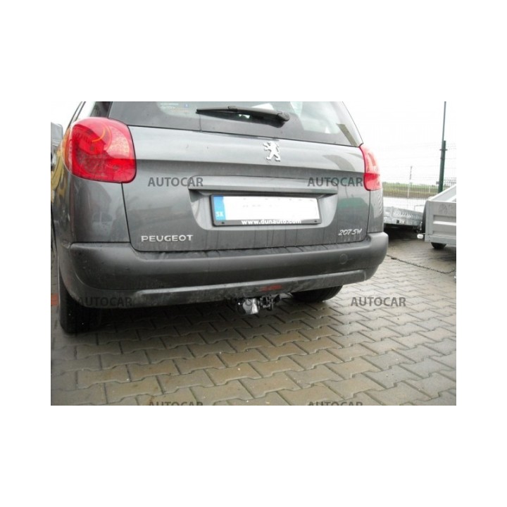 Cârlig de Remorcare, Auto-Hak, Sistem Demontabil Automat, Peugeot 207 Combi 2007 - Prezent - EDK.ro