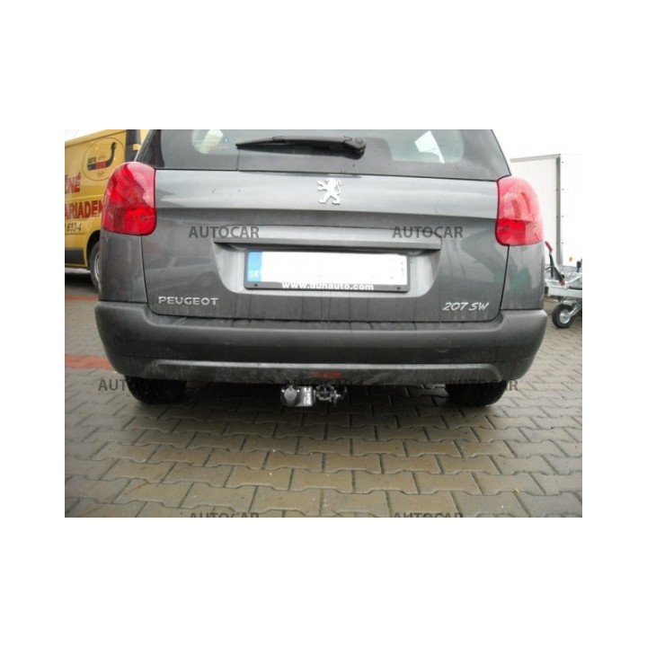 Cârlig de Remorcare, Auto-Hak, Sistem Demontabil Automat, Peugeot 207 Combi 2007 - Prezent - EDK.ro