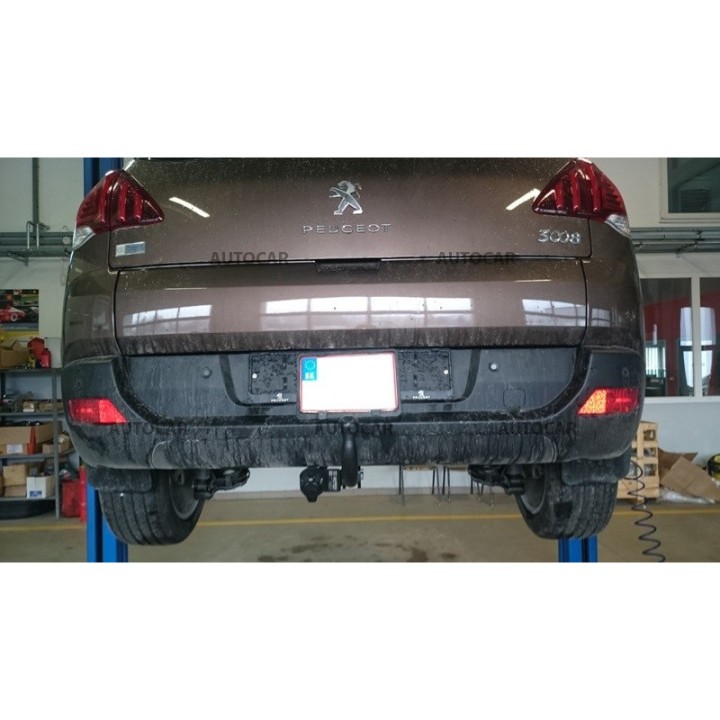 Cârlig de Remorcare, Auto-Hak, Sistem Semi-Demontabil, Peugeot 3008 2009 - 2016 - EDK.ro