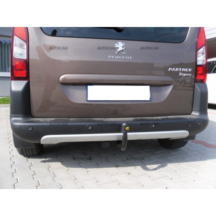 Cârlig de Remorcare, Auto-Hak, Sistem Demontabil Vertical, Peugeot Partner Pick-up 2008 - 2018 - EDK.ro
