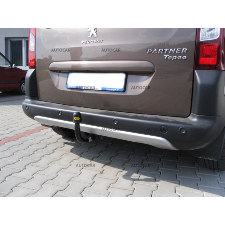 Towbar, Auto-Hak, Vertical Detachable System, Peugeot Partner Pickup 2008 - 2018 - EDK.ro