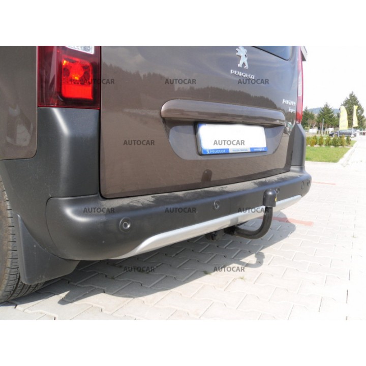 Cârlig de Remorcare, Auto-Hak, Sistem Demontabil Vertical, Peugeot Partner Pick-up 2008 - 2018 - EDK.ro