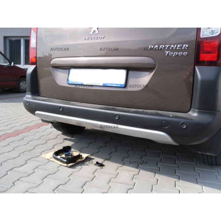 Cârlig de Remorcare, Auto-Hak, Sistem Demontabil Vertical, Peugeot Partner Pick-up 2008 - 2018 - EDK.ro