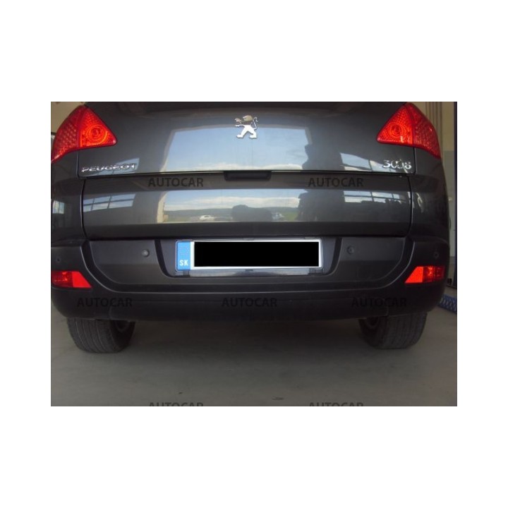 Towbar, Auto-Hak, Vertical Detachable System, Peugeot 3008 2009 - 2016 - EDK.ro