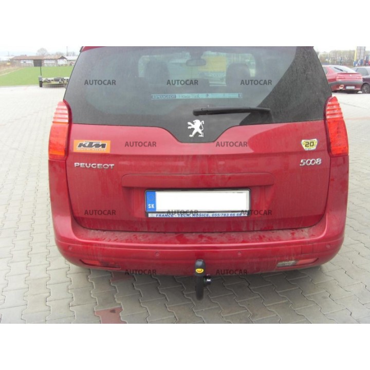 Cârlig de Remorcare, Auto-Hak, Sistem Demontabil Vertical, Peugeot 5008 5 Uși 2009 - 2017 - EDK.ro