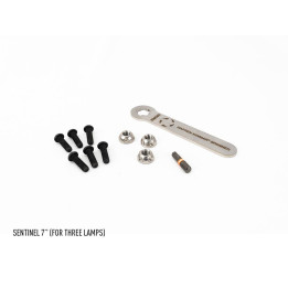 Kit de Integrare Proiectoare LED Omologate, Lazer Lamps Anti theft mounting kit for 3 x Sentinel 7" - EDK.ro