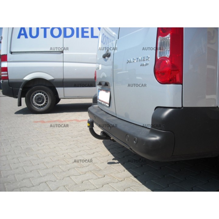 Towbar, Auto-Hak, Semi-Detachable System, Peugeot Partner Pickup 2008 - 2018 - EDK.ro