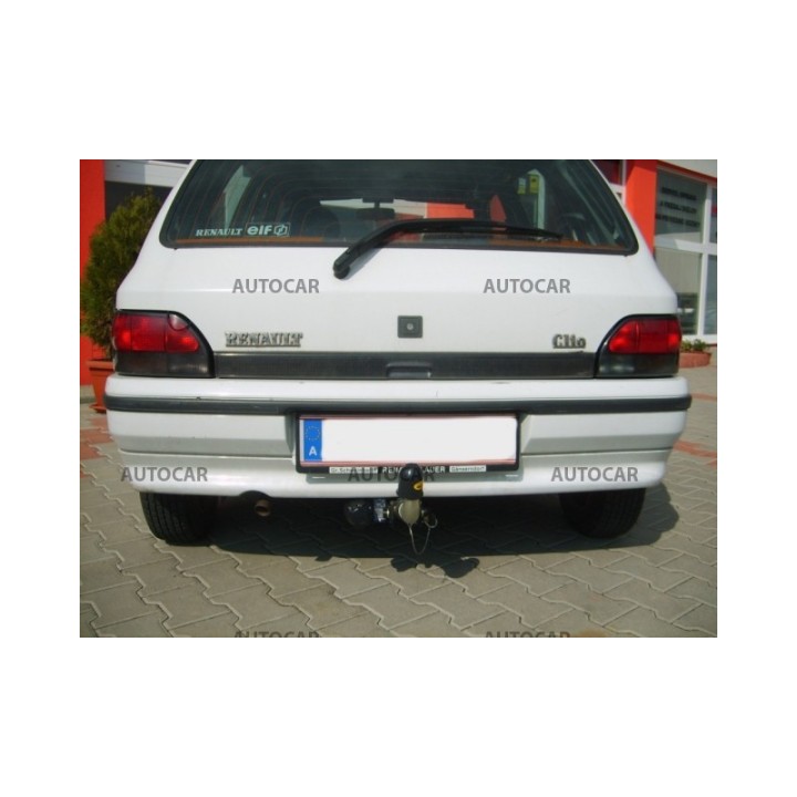 Cârlig de Remorcare, Auto-Hak, Sistem Demontabil Automat, Renault Clio 3/5 Uși 1990 - 1998 - EDK.ro