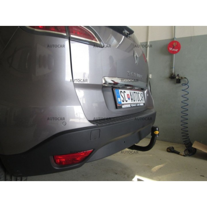 Cârlig de Remorcare, Auto-Hak, Sistem Demontabil Vertical, Renault Scenic 2009 - 2016 - EDK.ro