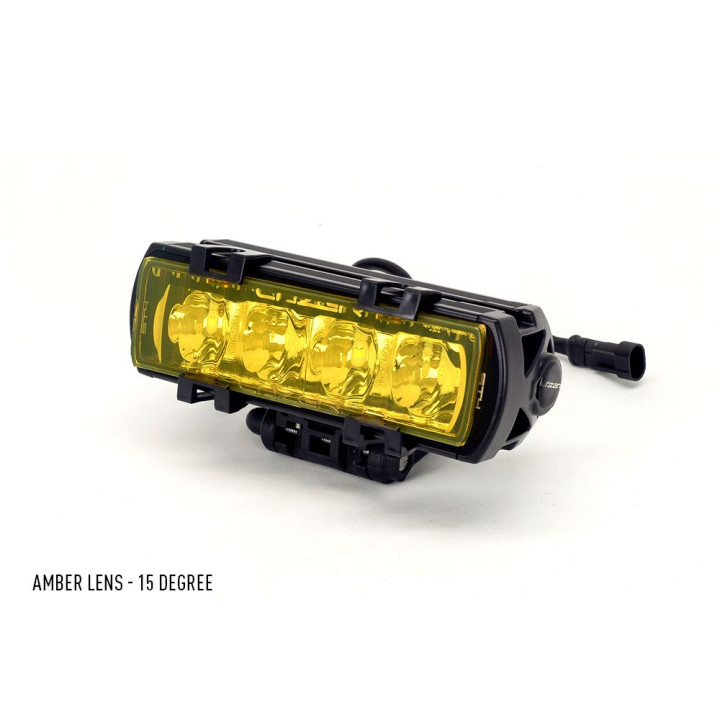 Capac Lentilă, Lazer Lamps Reeded Amber 15 degrees Horiz ST Evolution - EDK.ro