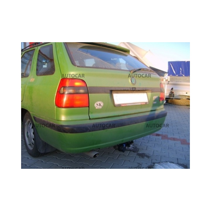 Cârlig de Remorcare, Auto-Hak, Sistem Demontabil Automat, Škoda Felicia Combi 1995 - 2001 - EDK.ro