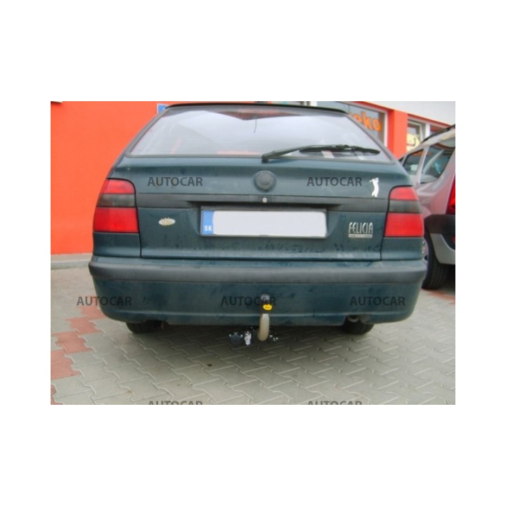 Cârlig de Remorcare, Auto-Hak, Sistem Demontabil Automat, Škoda Felicia Combi 1995 - 2001 - EDK.ro