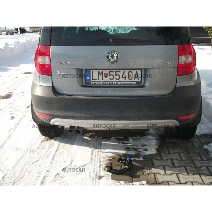 Cârlig de Remorcare, Auto-Hak, Sistem Demontabil Vertical, Škoda Yeti 2009 - 2013 - EDK.ro