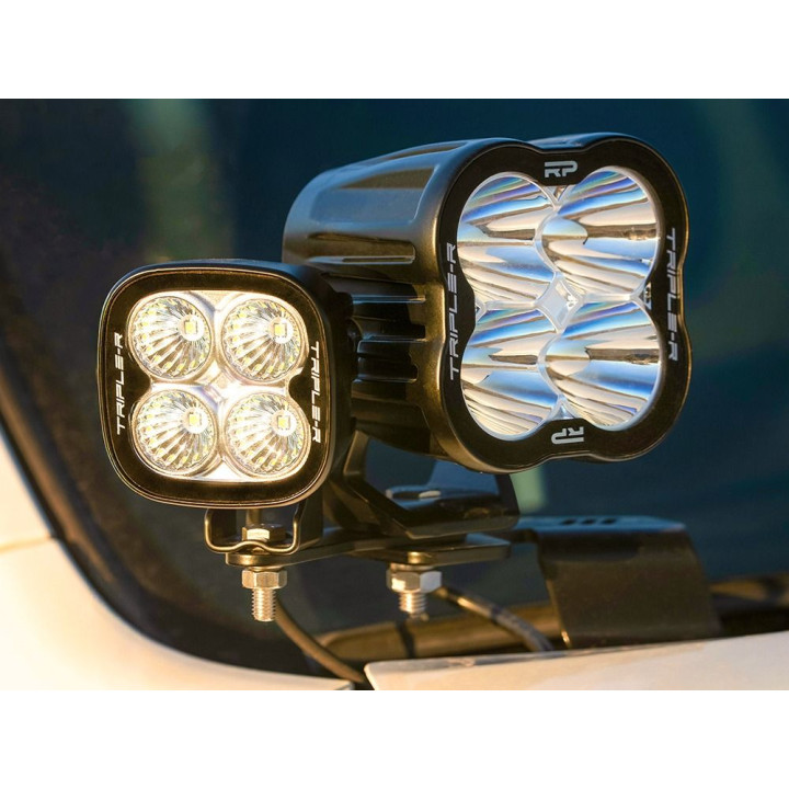 Kit de Integrare Proiectoare LED Omologate, Lazer Lamps Extension bracket for two A mount lamps - EDK.ro