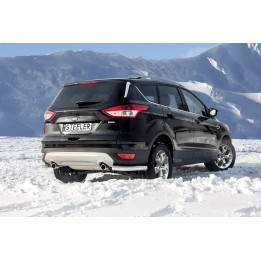 Rear Protection Corners, Steeler 4x4 Corner Protect, Color Silver, Ford Kuga 2012 - 2017 - EDK.ro
