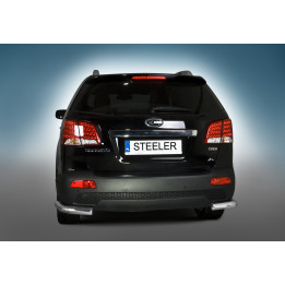 Rear Protection Corners, Steeler 4x4 Corner Protect, Color Silver, Kia Sorento 2009 - 2012 - EDK.ro