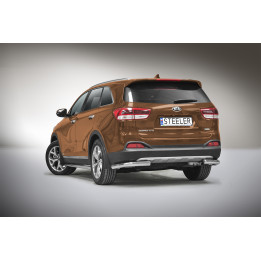 Rear Protection Corners, Steeler 4x4 Corner Protect, Color Silver, Kia Sorento 2015 - 2018 - EDK.ro