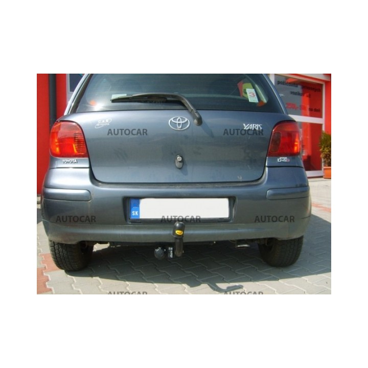 Cârlig de Remorcare, Auto-Hak, Sistem Semi-Demontabil, Toyota Yaris 3/5 Uși 1999 - 2001 - EDK.ro
