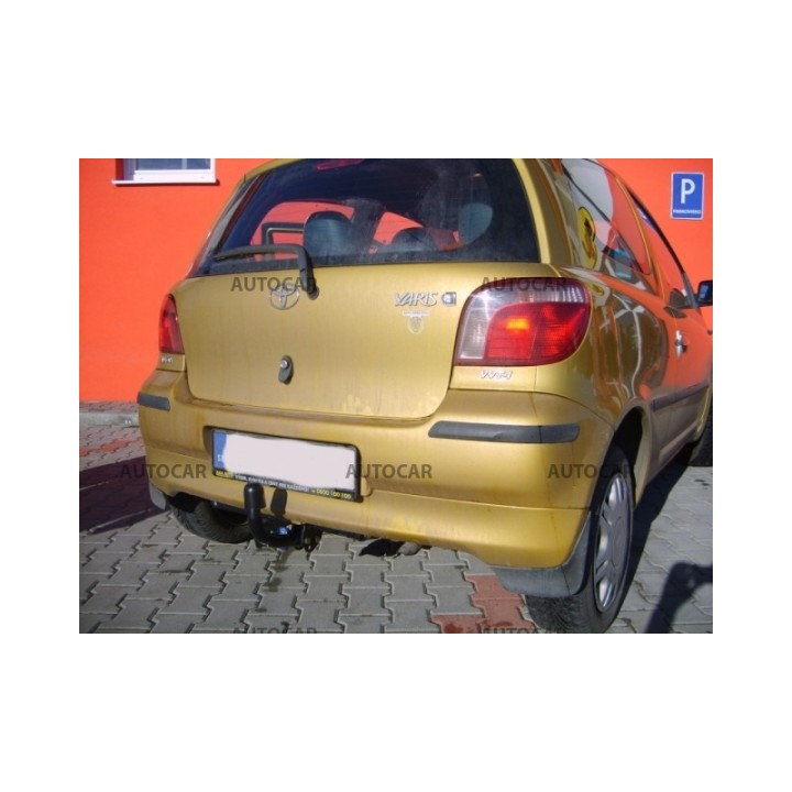 Cârlig de Remorcare, Auto-Hak, Sistem Semi-Demontabil, Toyota Yaris 3/5 Uși 1999 - 2001 - EDK.ro