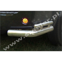 Colțare de Protecție Spate, Steeler 4x4 Corner Protect, Culoare Argintiu, Nissan Pathfinder 2010 - Prezent - EDK.ro