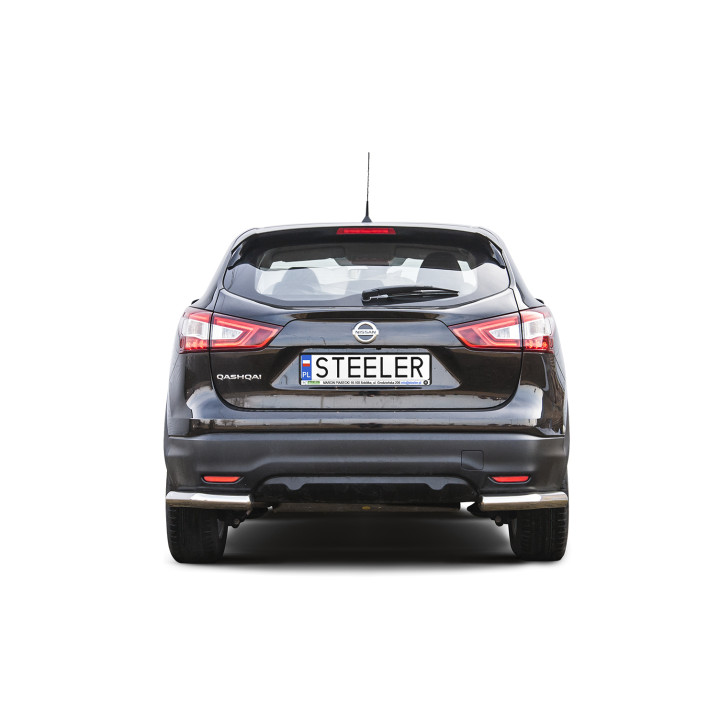 Colțare de Protecție Spate, Steeler 4x4 Corner Protect, Culoare Argintiu, Nissan Qashqai 2013 - 2017 - EDK.ro