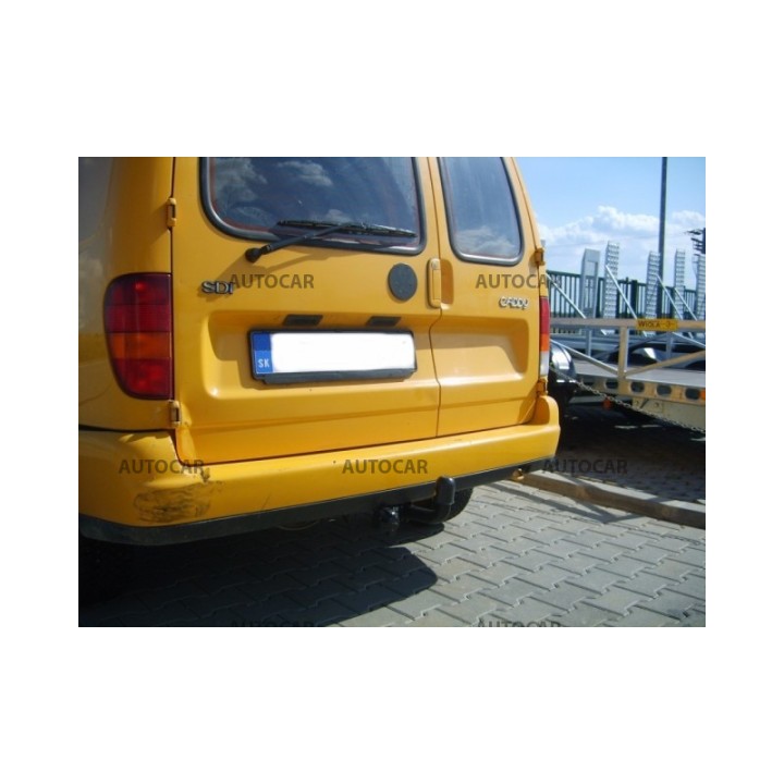 Cârlig de Remorcare, Auto-Hak, Sistem Semi-Demontabil, Volkswagen Caddy Pick-up 1995 - 2004 - EDK.ro