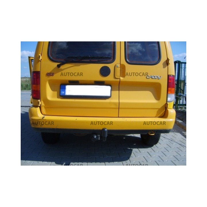 Towbar, Auto-Hak, Semi-Detachable System, Volkswagen Caddy Pickup 1995 - 2004 - EDK.ro