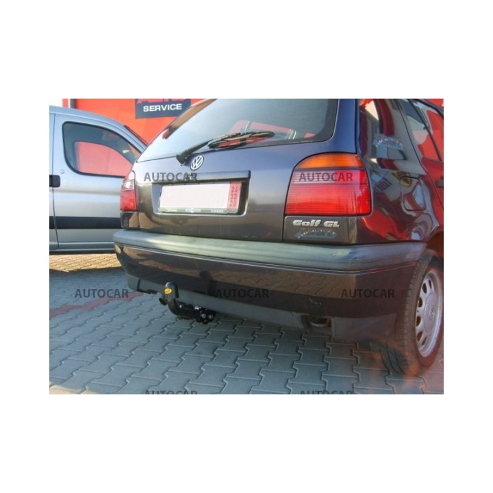 Cârlig de Remorcare, Auto-Hak, Sistem Semi-Demontabil, Volkswagen Golf 3/5 Uși 1991 - 1997 - EDK.ro