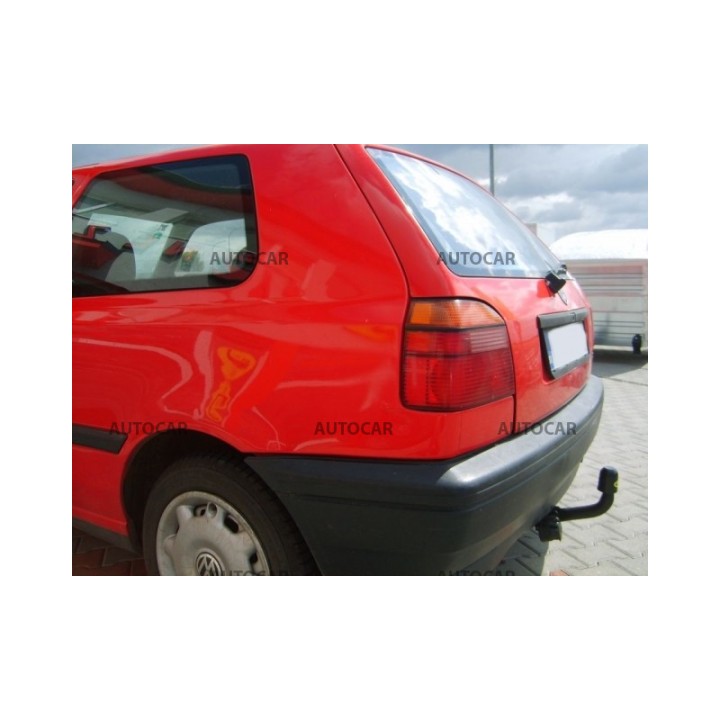 Cârlig de Remorcare, Auto-Hak, Sistem Semi-Demontabil, Volkswagen Golf 3/5 Uși 1991 - 1997 - EDK.ro