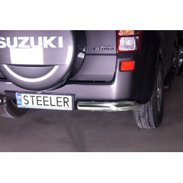 Rear Protection Corners, Steeler 4x4 Corner Protect, Color Silver, Suzuki Grand Vitara 2006 - 2014 - EDK.ro