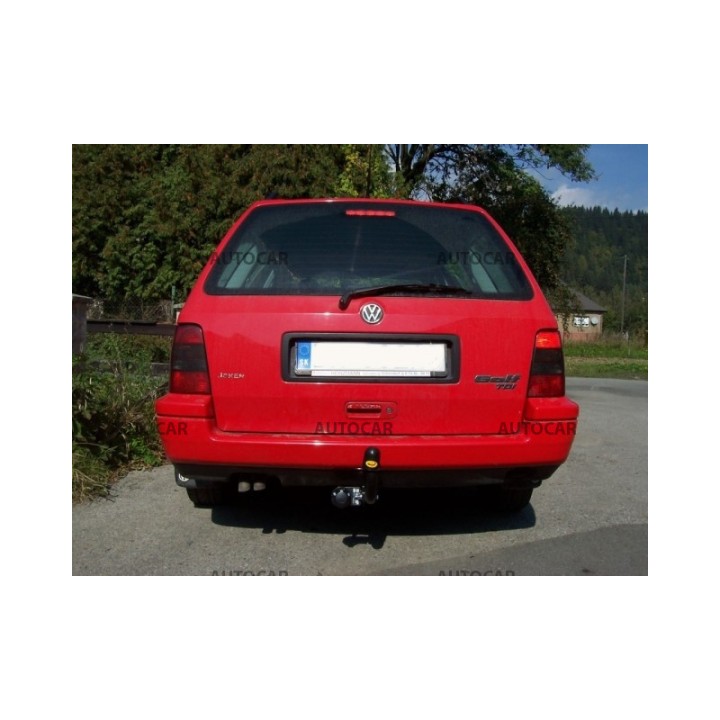 Cârlig de Remorcare, Auto-Hak, Sistem Semi-Demontabil, Volkswagen Golf Combi 1993 - 1998 - EDK.ro