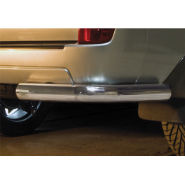 Colțare de Protecție Spate, Steeler 4x4 Corner Protect, Culoare Argintiu, Toyota Land Cruiser 120 2002 - 2009 - EDK.ro