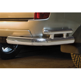 Rear Protection Corners, Steeler 4x4 Corner Protect, Color Silver, Toyota Land Cruiser 120 2002 - 2009 - EDK.ro