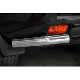 Colțare de Protecție Spate, Steeler 4x4 Corner Protect, Culoare Argintiu, Toyota Land Cruiser 150 2010 - 2013 - EDK.ro