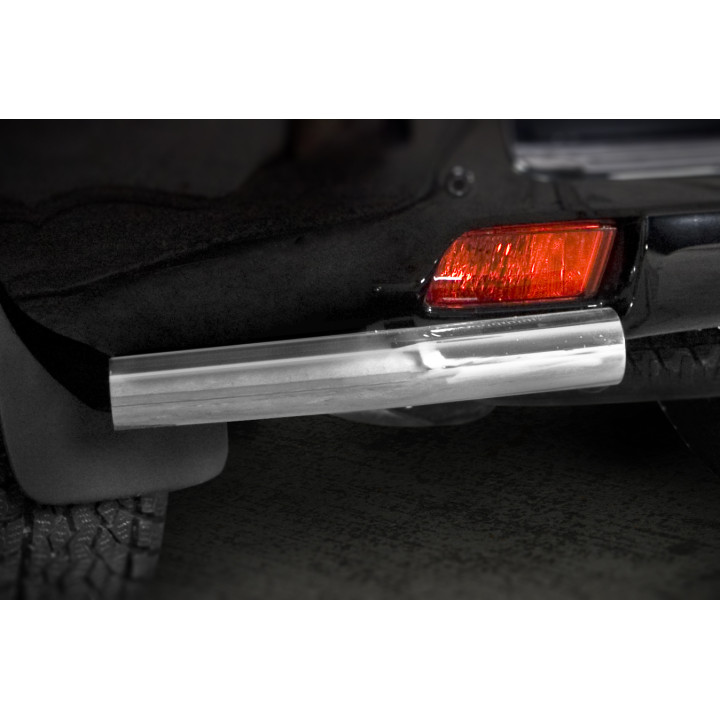 Colțare de Protecție Spate, Steeler 4x4 Corner Protect, Culoare Argintiu, Toyota Land Cruiser 150 2010 - 2013 - EDK.ro