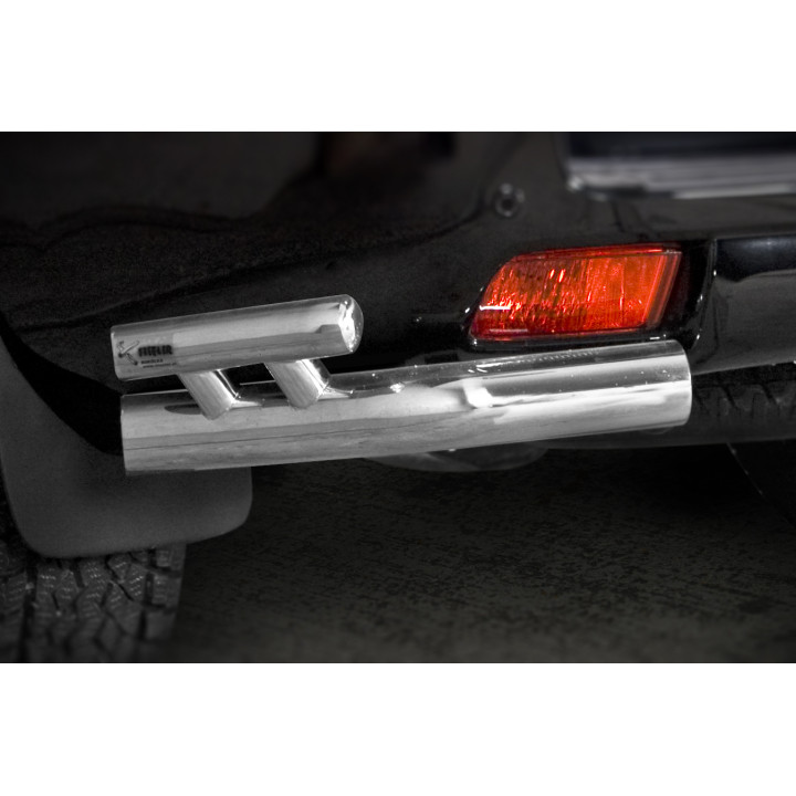 Colțare de Protecție Spate, Steeler 4x4 Corner Protect, Culoare Argintiu, Toyota Land Cruiser 150 2010 - 2013 - EDK.ro