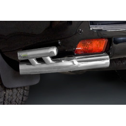Rear Protection Corners, Steeler 4x4 Corner Protect, Color Silver, Toyota Land Cruiser 150 2013 - 2017 - EDK.ro